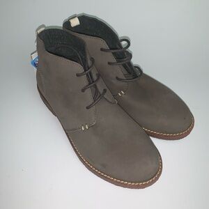 Zara Leather Desert Boots Size 7 Unisex.